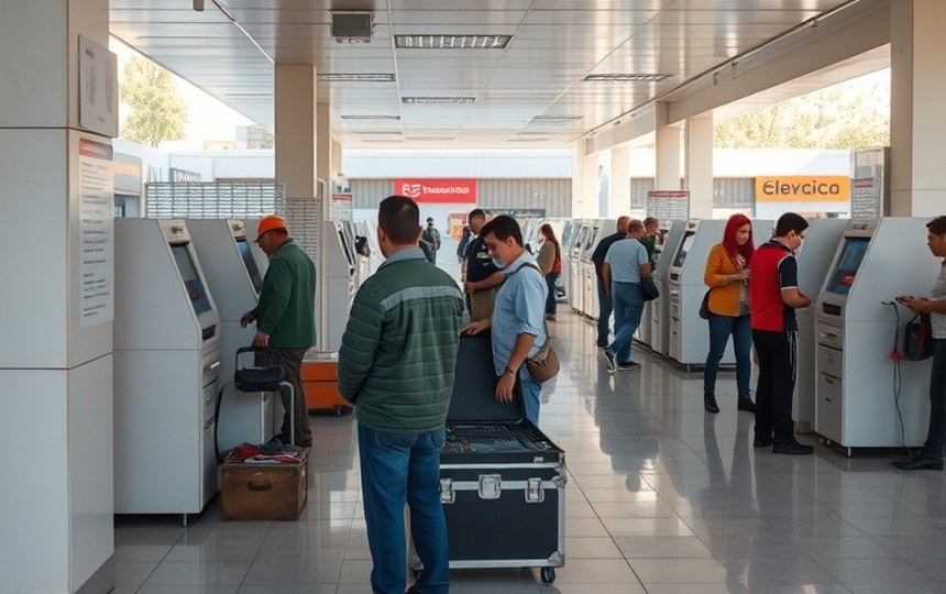 Después — Equipo restablecido en la misma visita y operando con normalidad.